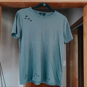 French Terry Distressed Tee